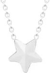 Preciosa Oceľový náhrdelník s matnou hviezdičkou Virgo 7342 10