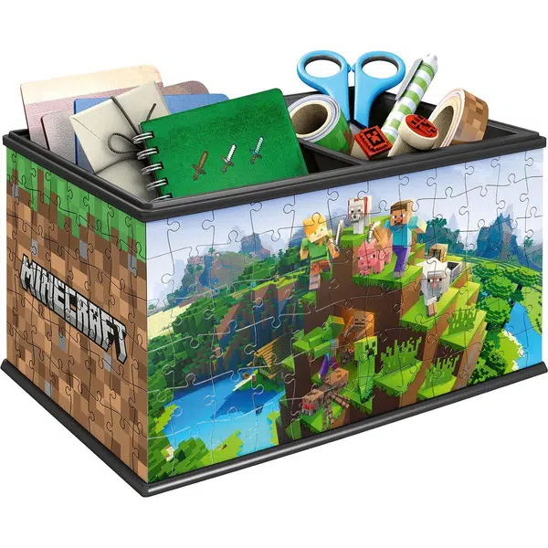 Ravensburger 3D Puzzle Úložná krabica Minecraft 216 dielikov