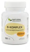 Natural Medicaments B-komplex s pivovarskými kvasnicami Premium 120 tabliet