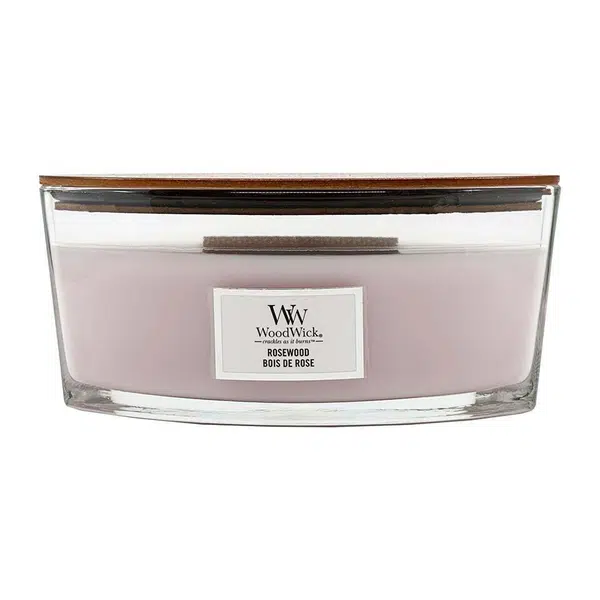 WoodWick Vonná sviečka loď Rosewood 453,6 g