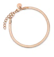 Rosefield Minimalistický bronzový náramok Hádok Toccombo JTBFS3R-J402