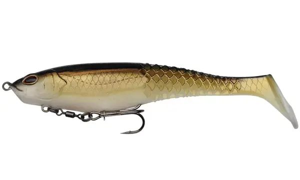 Berkley gumová nástraha powerbait cullshad shallow gold shad - 15 cm 34 g