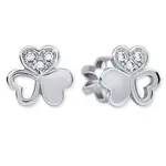 Soliter Nežné náušnice z bieleho zlata s kryštálmi 239 001 00938 07