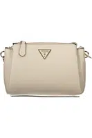 GUESS JEANS WOMEN&#39;S BAG BEIGE