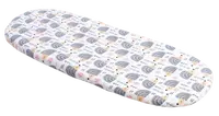 Medi Partners Fitted sheet for a stroller - cotton - Gray hedgehogs
