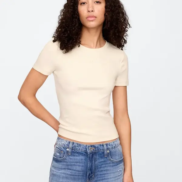 GAP Crop T-shirt with logo - Women's