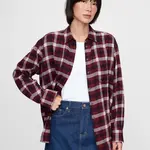 GAP Oversize flannel shirt Big Shirt - Women's