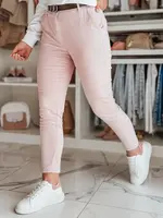 Dámske slim fit nohavice LINESKA ružové