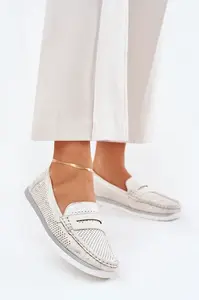 Boto Dámske Mokasíny Z Eko Kože Zlaté Bralithia