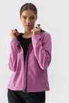 Dámska Bunda 4F Softshell Membrána 5000 4F Ružová 4FWAW24TSO