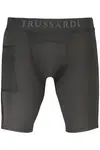 TRUSSARDI BLACK MEN'S LEGGINGS