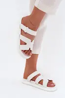 Boto Gumové Dámske Papuče S Pásikom Biele Tavirae