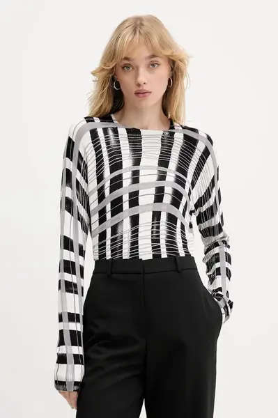 Svetr Desigual NORUEGA dámský, černá barva, 25WWJF41