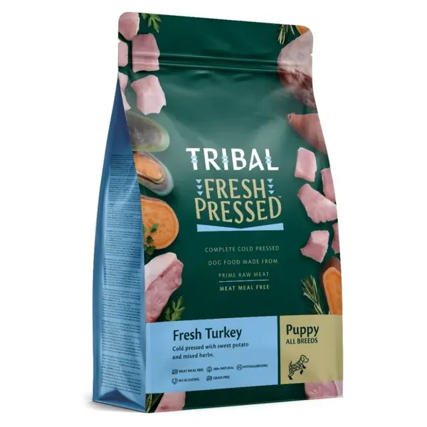 TRIBAL Fresh Pressed Turkey Puppy granule pre šteňatá 2,5 kg