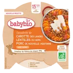 BABYBIO Bravčové mäso so šošovkou 260 g