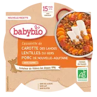 BABYBIO Bravčové mäso so šošovkou 260 g