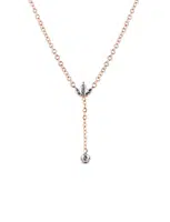 VUCH Krystel Rose Gold Necklace
