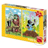 Krtek na mýtině - puzzle z kategorie 15 - 60 dílků