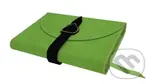 Variabilný obal na knihu z pravej kože so sponou (Zelená)