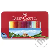 Pastelky Castell set 60 ks farebné s okienkom (plechová krabička)