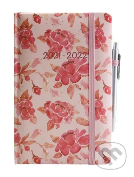 Diář 18 měsíční Růžičky (18 měsíční diáře 2021-2022)
