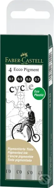 Ecco pigment set 4ks (0.1 0.3 0.5 0.7 mm)
