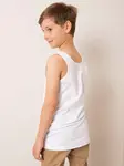 Bílý top pro chlapce