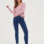 Marisse WOMEN'S JEANS Z-JE-4810 NAVY