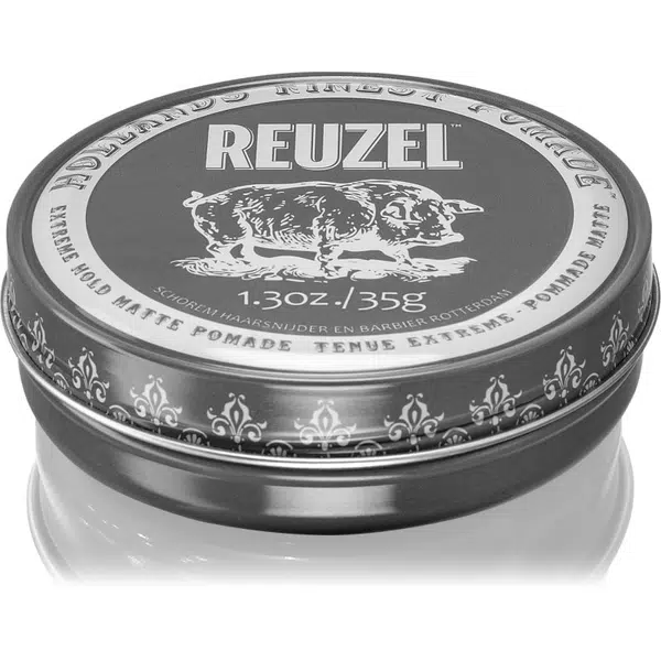 Reuzel Hollands Finest Pomade Extreme Hold pomáda na vlasy s matným efektom 35 g