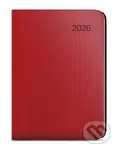 Týdenní diář 2026 Zoro Vivella A5 bordó (verso)