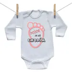 Boodyy Body s dlhým rukávom Pozor ja už chodím Dievča 50 (0 mesiacov)