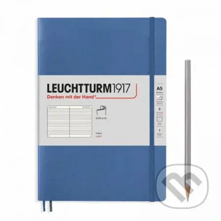 Notebooks Softcover Medium-denim, ruled