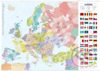 Evropa – nástěnná administrativní mapa