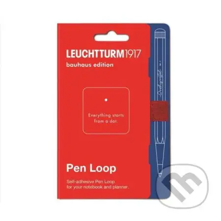 Leuchtturm1917 Pen Loop Red Bauhaus Edition