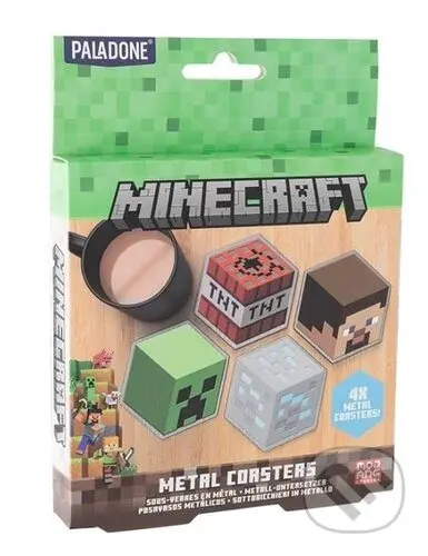 Minecraft set podtácků