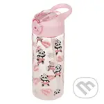 Tritanová fľaša na nápoje so slamkou Baagl Panda (500 ml)