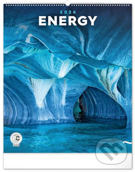 NOTIQUE Nástenný kalendár Energy (Energia) 2026 (univerzálne kalendárium)