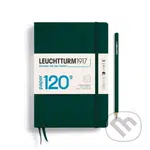 Leuchtturm1917 Zápisník 120G Forest Green Medium A5 linkovaný