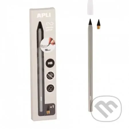 APLI Nekonečná tužka - šedá