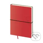 Zápisník Flexio Red linkovaný L,Zápisník Flexio Red linkovaný L