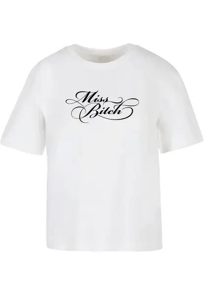 Women's T-shirt Miss Bitch white