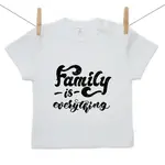 Boodyy Tričko s krátkym rukávom Family is everything 74 (6-9 mesiacov)