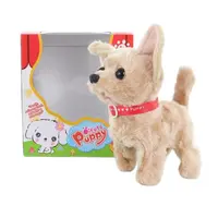 Psík chodiací hnedý 14cm