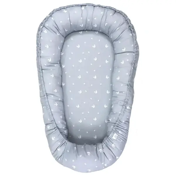 Hniezdo pre bábätko - sivomodré vtáčiky