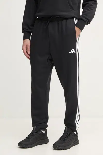 Tepláky adidas Essentials černá barva, s aplikací, JD1881