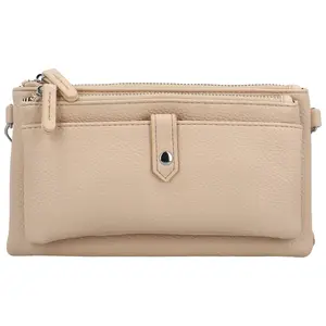 Stylová malá crossbody kabelka Perlla new, pudrová