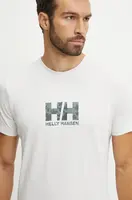 Bavlněné tričko Helly Hansen CORE GRAPHIC černá barva, 53936