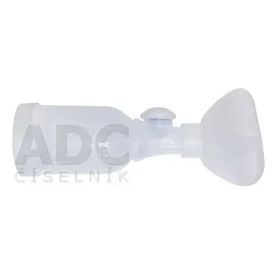 TipsHaler-HospitHal Inhalačná komora pre tlak. dávkovací inhalátor, s detskou maskou (delená, OrHal s prepážkou), od 1 do 6 rokov