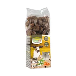 Nature Land Pochoutka Brunch srdíčka s mrkví 150 g