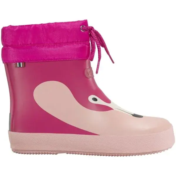 VIKING BY NORWAY ALV BAREFOOT PAW PRINT Dětské gumové holínky, růžová, velikost